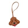 Adorable Poodle Keychain Cute Dog Charm For Bags Keys Backpacks Sturdy PU Material Pet Lover Gift