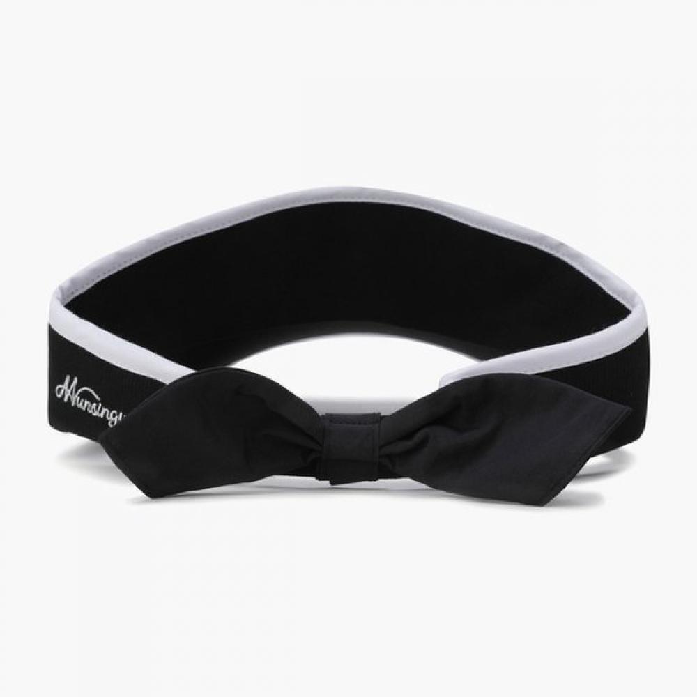 Munsingwear Women Ribbon Mesh High Visor Black Mq322lcp73