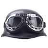 Germany 2025 High-end Retro Motorcycle Half Helmet, Imitation Carbon Fiber