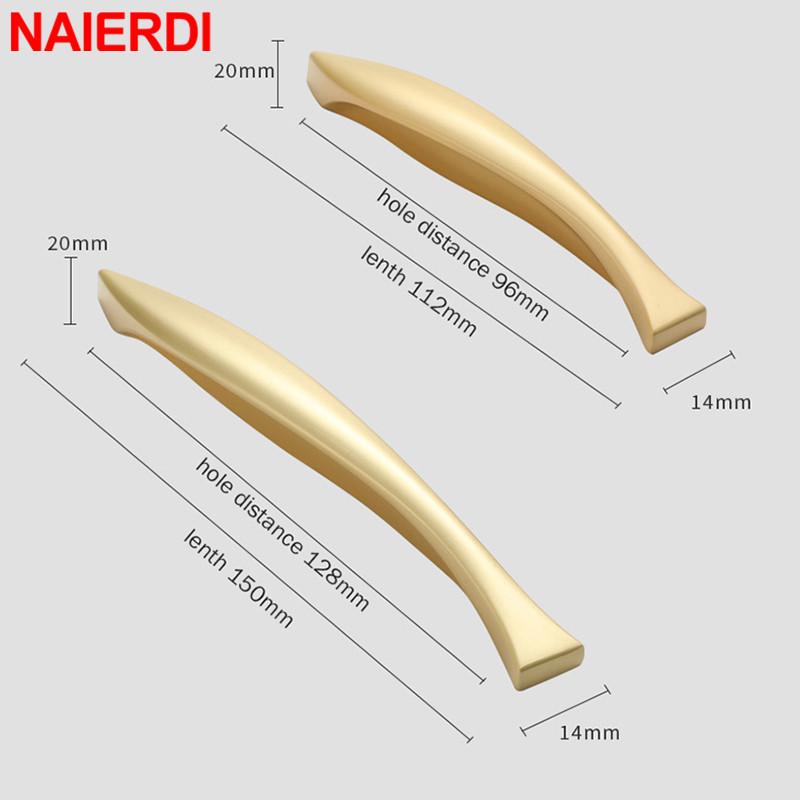 NAIERDI Bright Gold Cabinet Handles Fish Solid Drawer Knobs Zinc Alloy Kitchen Cupboard Door Pulls Furniture Handle Hardware