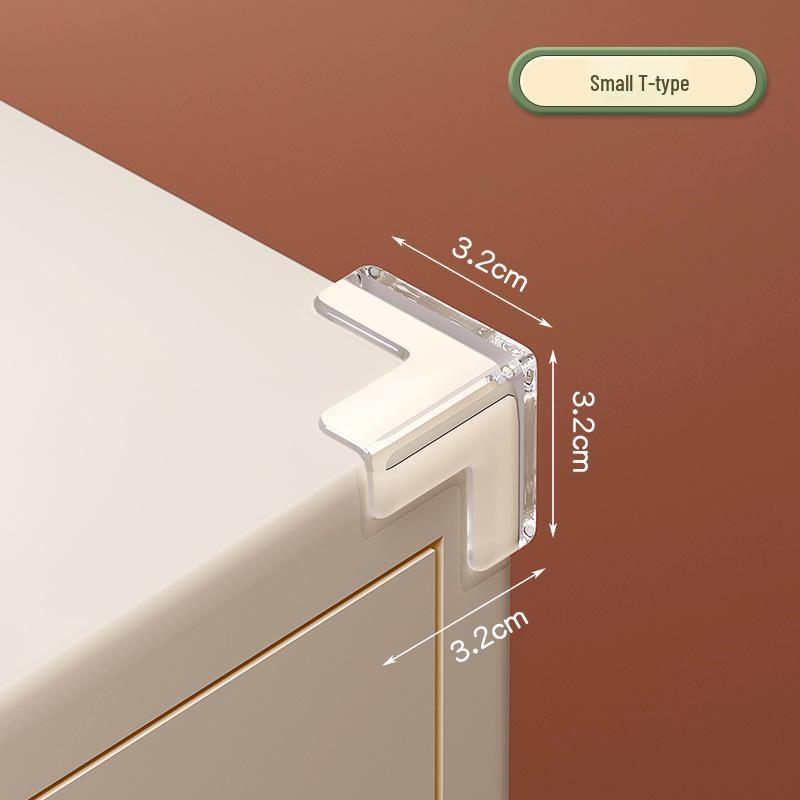 Transparent Water Drop PVC Corner Guards for Baby Safety - Anti-Collision Pads for Tables, Chairs & Walls