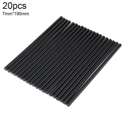 5 adet/10 adet/20 adet Siyah Sıcakta eriyen Tabanca Tutkal Çubukları Tabancası Yapıştırıcı DIY Araçları