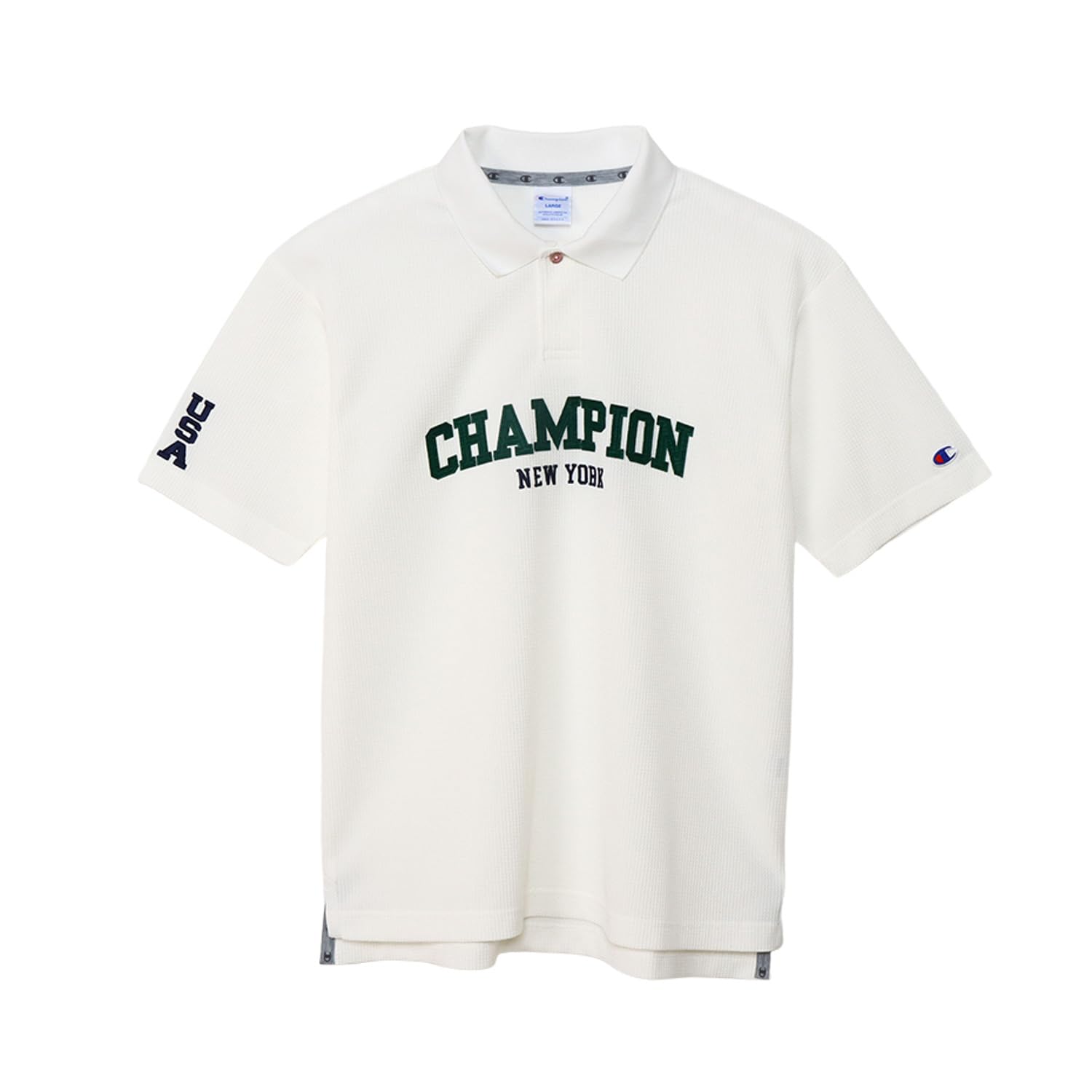 

Champion Short Sleeve Antibacterial and Odor Resistant Polo Shirt with UV and Heat Shielding Graphic Logo Men s Quick-Drying, Protection, Print,