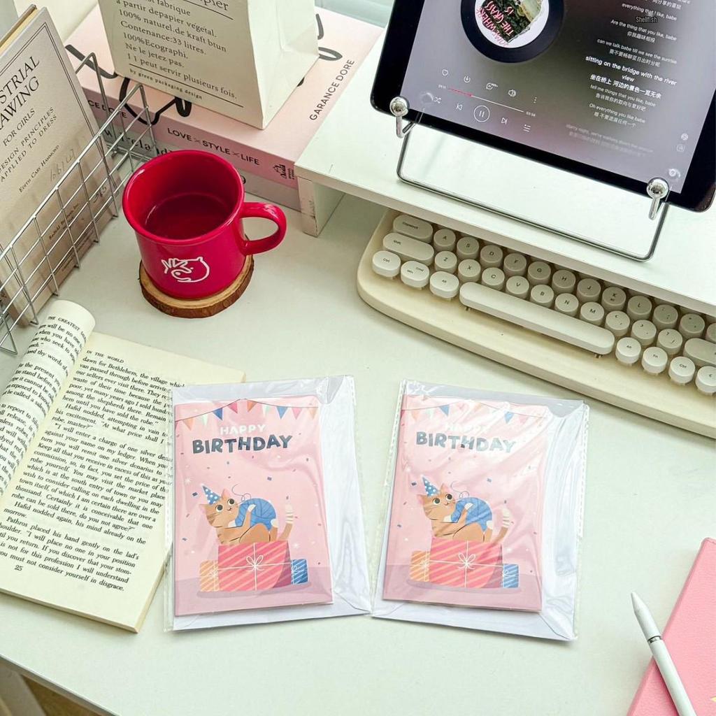 Teacher’s Day 3D Cartoon Greeting Card for Birthdays, Qixi, and Christmas with Postcard and Envelope