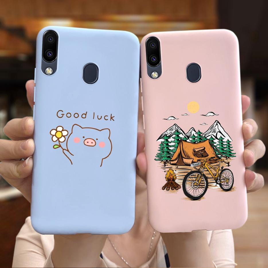 For Samsung Galaxy M10 M20 M30 Case Stylish Cartoon Sunflower Soft Silicone Phone Back Cover For Samsung M 10 20 30 M305F Fundas