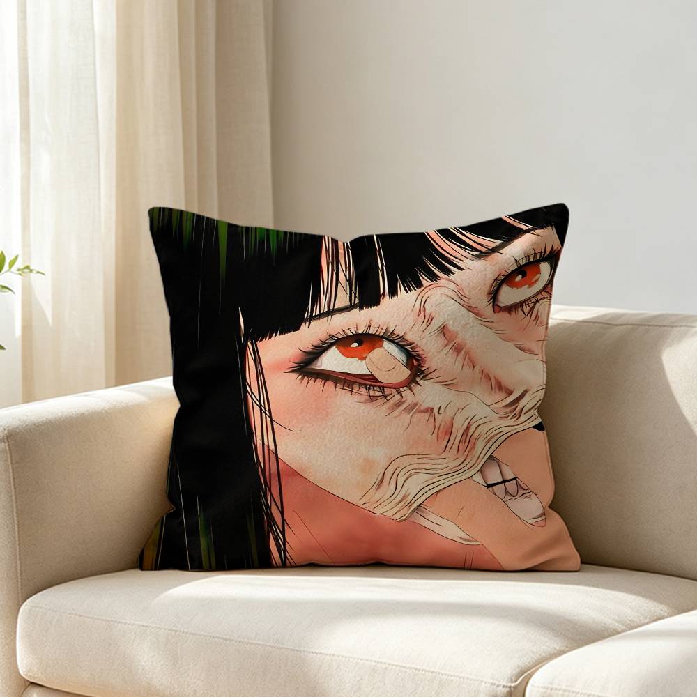 Manga Beautiful Ttomie Kkawakami Customizable Square Cushion Cover Double Sided Print Pillow Case