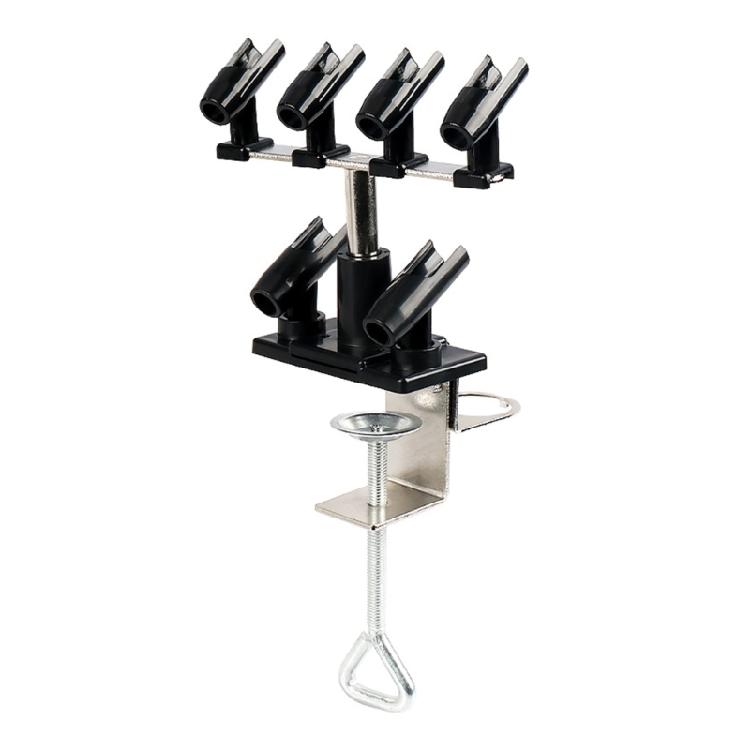 

Alloy Plastic Airbrush Organizers Stand Support 360 Degree Rotating Tool Storage Solution for Model Maker Professional 1