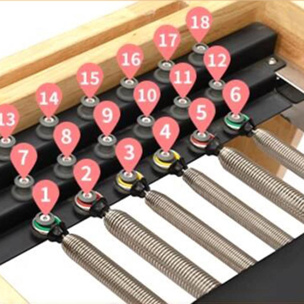 6Pcs Pilates Bed Spring Equipment Professional Tension Fitness Accessories Yoga