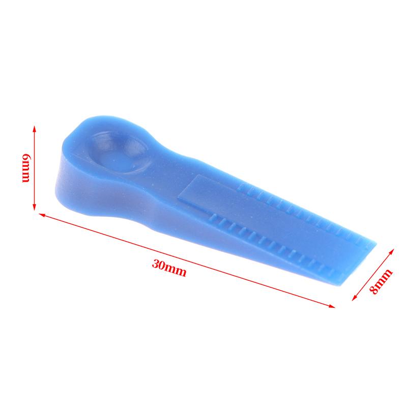 100 Stück Fliesenkeil-Abstandshalter Nivellierclip Boden-Locator Wand Keramikfliesen Verlegung
