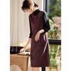 XWI Women's Two-Piece Suede Vest Dress & T-Shirt Set