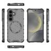 For Samsung Galaxy S25 Case Compatible with MagSafe Honeycomb Design TPU+PC Phone Cover