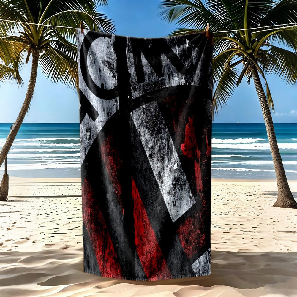 Ac Milan Strandtuch Schnelltrocknend Weiche Mikrofaser Bequem Leicht Geeignet Für Sport Reisen Schwimmen Yoga Badezimmer Strand Und Pool