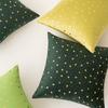 Ins Wind Velvet Pillow Small Four-leaf Clover Gold Pillow Case Sofa Cushion Pillow Office Waist Pillow Case