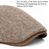 Retro Adjustable Newsboy Caps Grid Design Herringbone Pattern Berets British Style Painters Hats Men Fashion