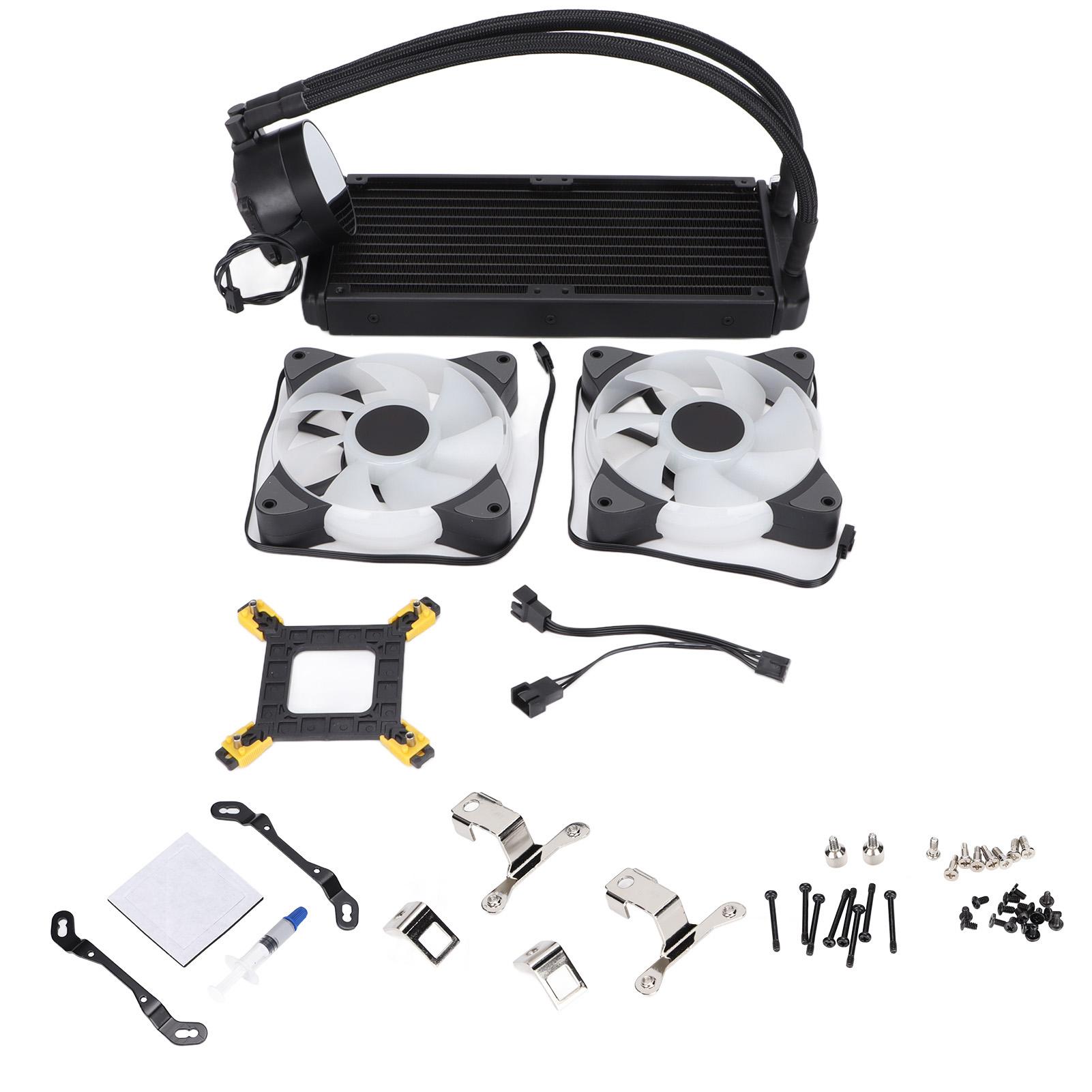 

CPU Radiator Integrated Water Cooled CPU Radiator RGB Colorful PWM Intelligent Speed Control