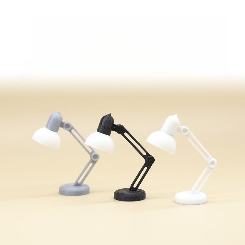 1Pcs 1/12 Miniature Dollhouse Lamp Elegant Design for Bedroom and Toy Decor