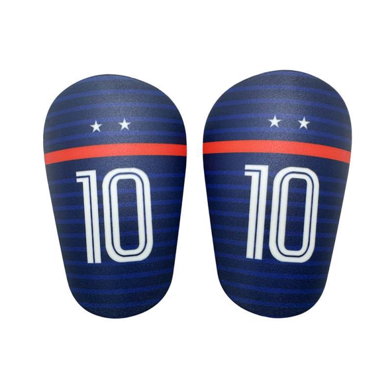 Ultra-Light Mini Shin Guards - Messi #10 & Ronaldo #7 Design for Adults & Kids