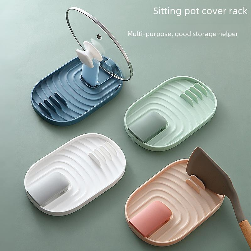 Folding Pot Lid Rack Spoon Rack Kitchen Cooking Tools Multifunctional Rack Heat Resistant Storage Rack Kitchen Accessories