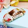 Full Rhinestone Crystal Car Shape Design Keychains For Women's Bags Decoration Bag Charm