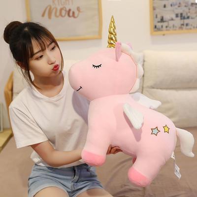 Pink Unicorn Doll Plush Toy Girl Heart Doll Rag Doll Throw Pillow For Girls To Sleep On The Bed