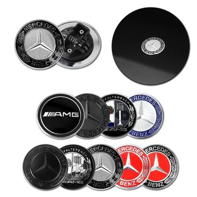 Nowy C200 E200 Dla Samochodu Mercedes Benz Naklejka Na Maskę 57mm Emblemat Dla AMG Mercedes Benz W166 W177 W246 W221 W202 W204 W205 W210