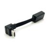 Adaptador de Plugue de Extensão Micro USB 2.0 5 Pinos Macho para Fêmea M para F 5CM-50CM Plugue Longo Plugue Plugue Ângulo Reto/Esquerdo 90°