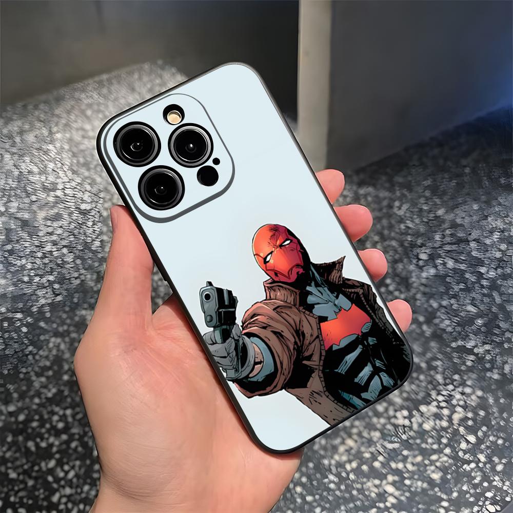 Cartoon Red Hood Phone Case For 17 Pro Max Iphone 14 16 Pro Max 12 15 Plus 13 Pro 11 Xr X Xs 8 7 Plus Back Cover