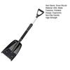 Snow Shovel Lightweight Foldable Snow Shovel Car Trunk Compact Portable Snow Shovel with Non-Slip Grip Snow Removal Tool