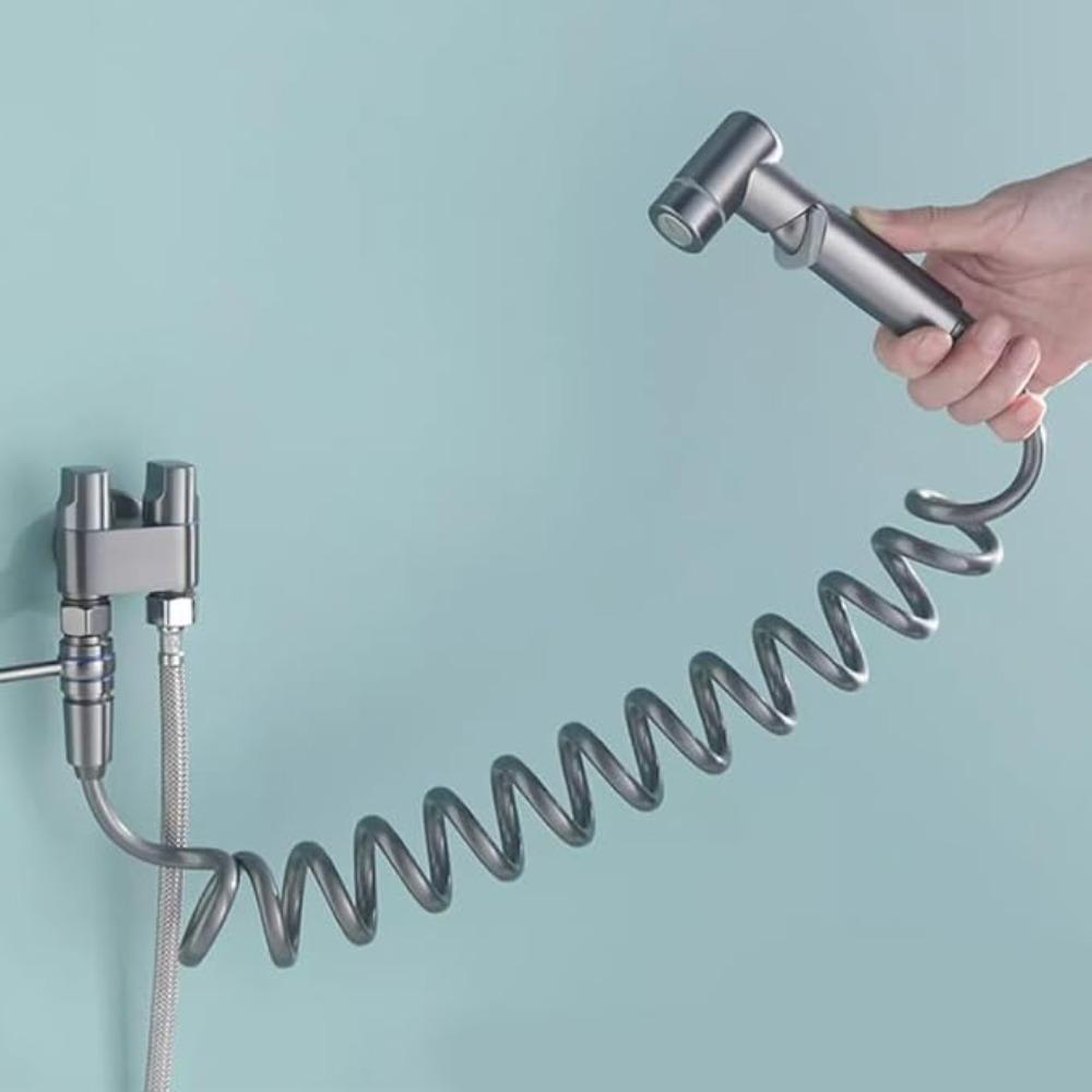 Handheld Water Toilet Bidet Sprayer Flexible Spring Shower head Hose tube Telephone Line soft Hoses bathroom Accessories
