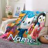 Customiz Name Personality Octonauts  Blanket Soft &Warm Sofa Office Bed Travel Lunch Break Blanket, Gift Suitable All Seasons