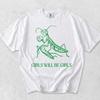 Girls Will Be Girls Praying Mantis Shirt,Female Empowerment T-Shirt,Feminism Gift Tee,Bug Lover Shirt For Her,Feminist Women's Shirt