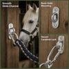 7Pcs Set Half Round Ring Horse Training Equipment Horse Tie Ring Part  Professional Use