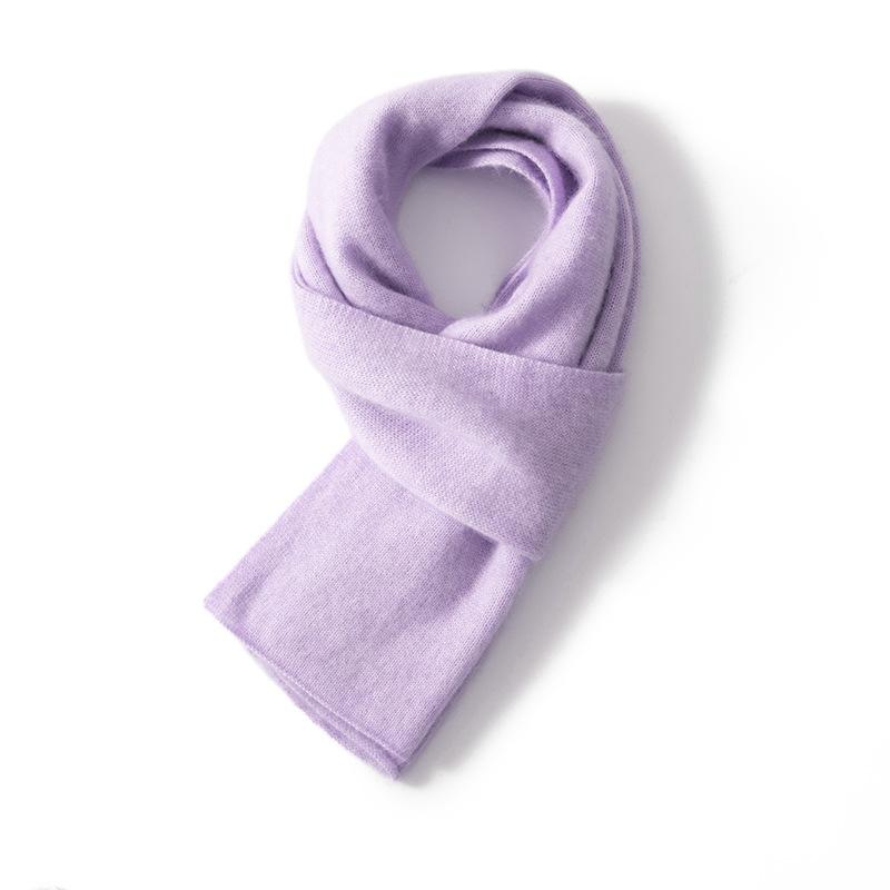 Knitted cashmere scarf men's and women's winter thickened long cashmere scarf foreign trade single protection shoulder and neck shawl
