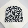 Blendted Cashmere Knitted Woolen Speckles Leopard Winter Autumn Fall Hats Personal Warm Retro Beanies Versatile Hip Hop Urban Street Style Trendy