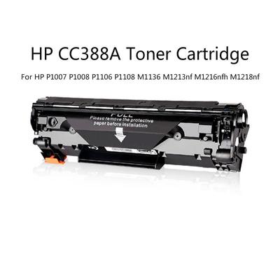 HP CC388A 88A Compatible con HP LaserJet P1007 P1008 P1106 P1108 M1213nf M1216nfh M1218nf M1136 M1139 Cartucho de tóner AA