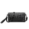 2019 Módní evropská a americká retro dámská čtvercová crossbody kabelka s nýty
