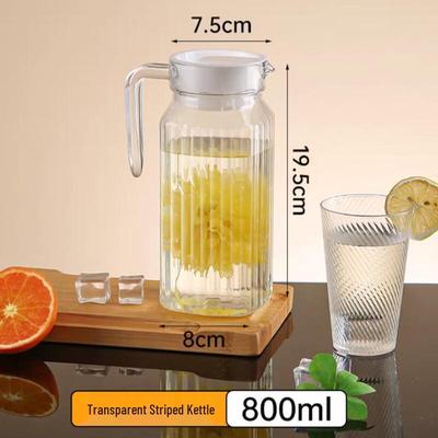 Acrylic PC Striped Cold Water Pitcher