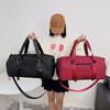 Large Capacity Travel Bag Dry Wet Separation Sports Gym Bag Yoga Bag Strap Shoe Compartment Can Be Used To Cover The Luggage Bag