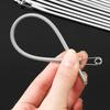 Bendable Steel Cord Threading Tool For Drawstring Spring Threader Clip Flexible String Puller Home Sewing Essential
