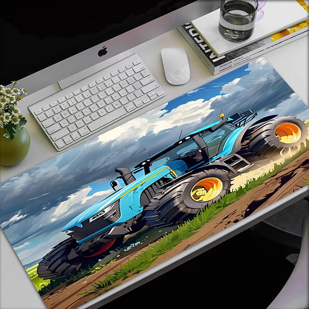 Tappetino Mouse Tema Camion, Base in Gomma Antiscivolo, Multifunzionale per Ufficio e Casa, Perfetto per la Personalizzazione dello Spazio di Lavoro.