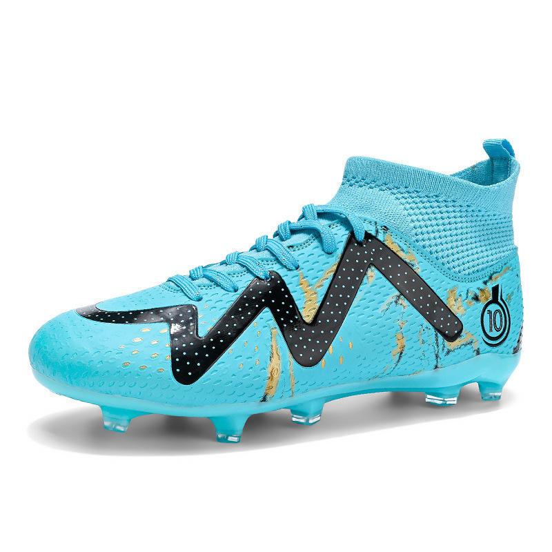 2025X10 New Adult Long Nail Broken Nail Football Shoes Men's Artificial Turf Training Game Sports Shoes