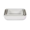 Good Kitchen Square Tray 3-piece Set Kitchen Plastic Tray