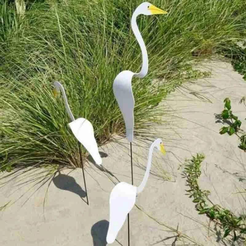 Gartendekoration Bunter Wirbelvogel Bewegt sich mit dem Wind Flamingo Außenhof