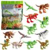 Dinosaur Building Blocks Jurassic Small Particle Assembly Toy 12-Pack Bagged Compatible Dinosaur Model Set