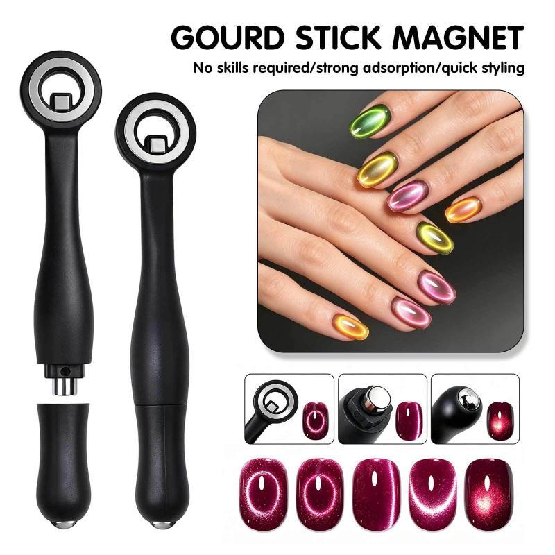 3 In 1 Nail Magnet Stick Black Hole Glass Bead French Cat Eye Nail Art Tool For Magnetic Gel Polish Manicure Diy Salon 1Pc