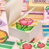 24-Sheet Creative Fun Pixel Theme Puzzle Stickers, Retro 8-Bit Designs & Interlocking Patterns, Self-Adhesive for Journal DIY