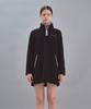 REST&RECREATION Fleece Half Zip-Up Dress - Black