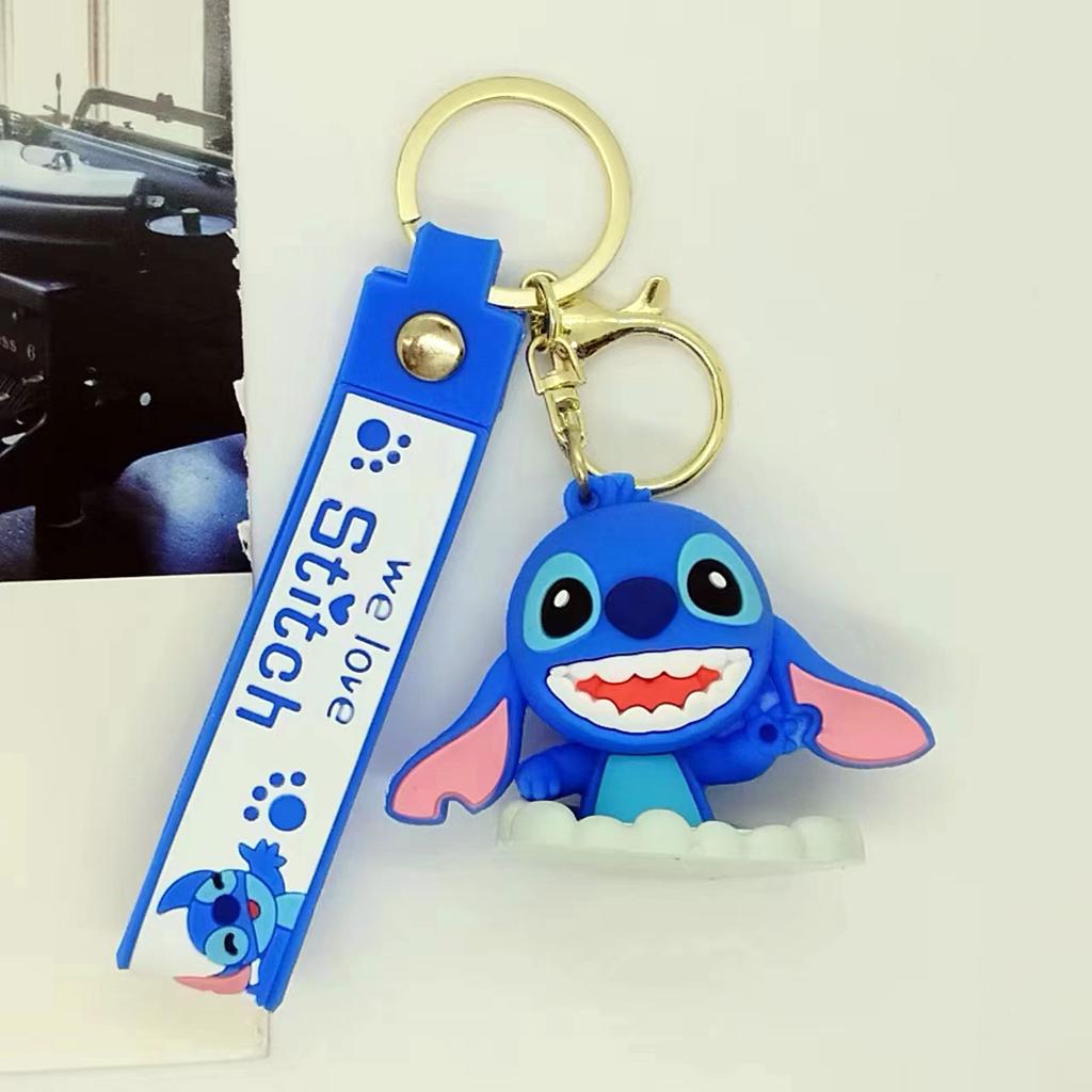 Creative Cartoon Stitch Doll Keychain Bag Car Keychain Accessories Gift Wholesale Fashion Toys Anime Cartoon Frind