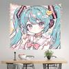 Cutecore Hatsune Miku Tapestry Room decoration Home Decoration Tapestry Decor Accessories Cute Room Decor