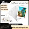 Carta per Trasferimento Termico a Sublimazione Inkjet A4 LeLiKe, 100 Fogli Spina CN (adattatore incluso)